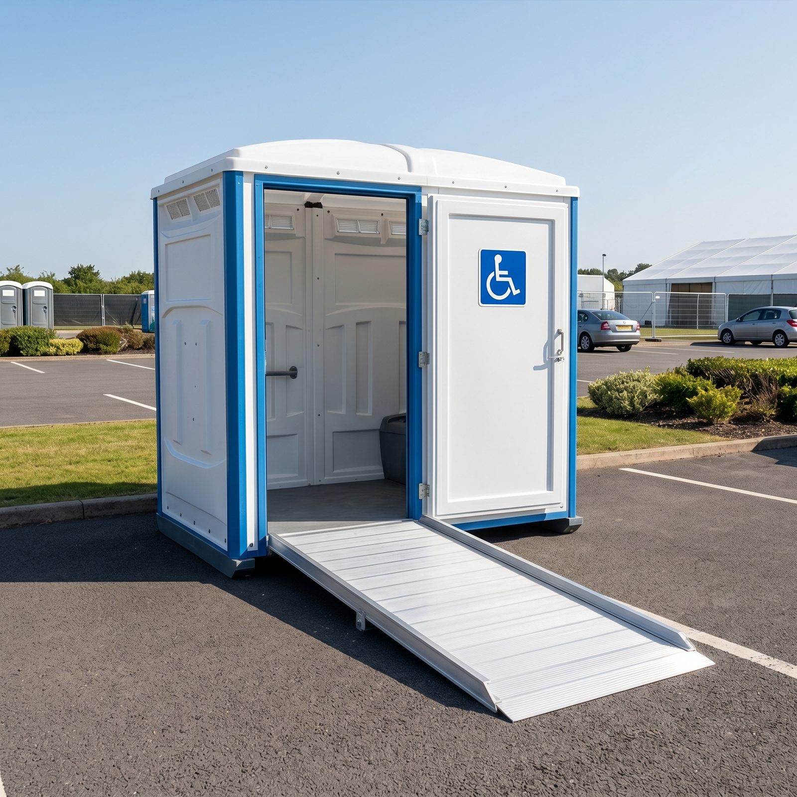 ADA accessible porta potty