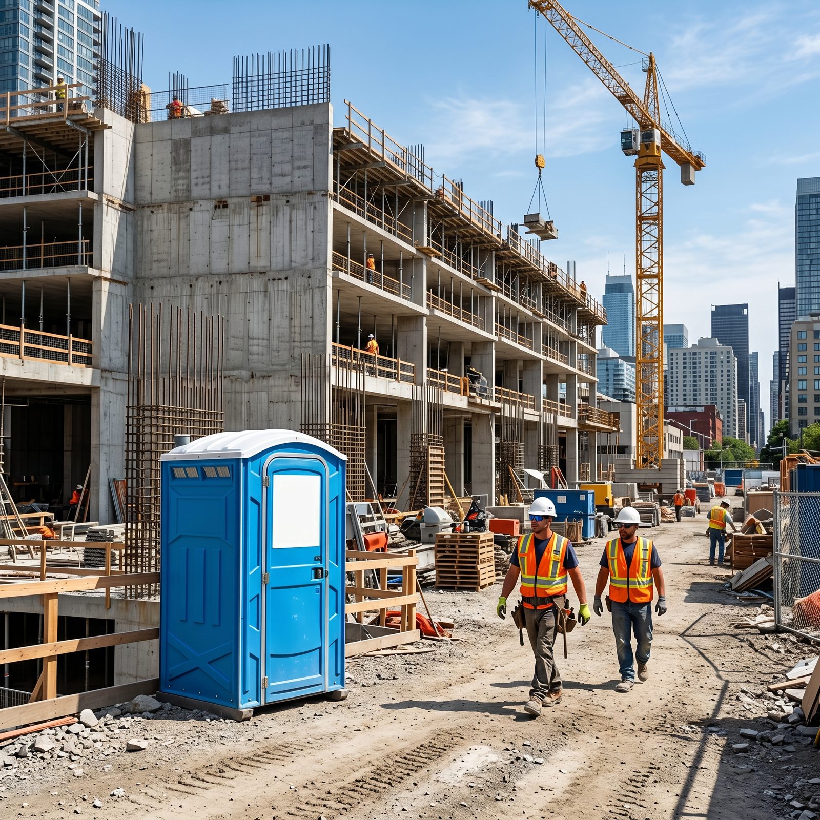 Long-term porta potty rental